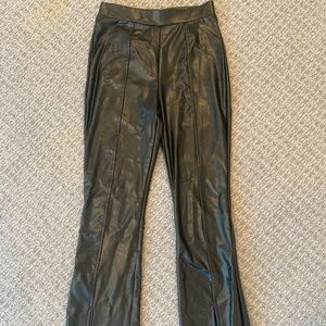 Wild Fable leather flare pants